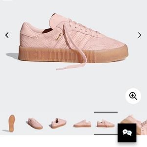 Limited addition bubblegum pink Adidas Samba